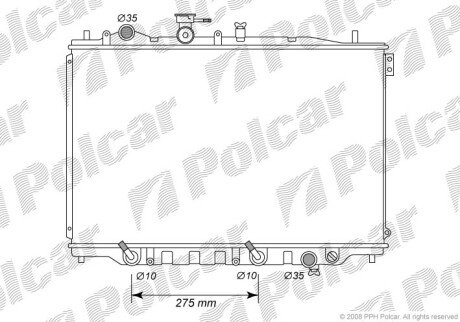 Радіатори охолодження Polcar 451508-4