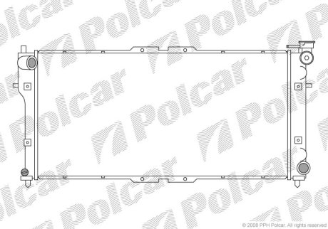 Радиатор охлаждения Polcar 451608-1