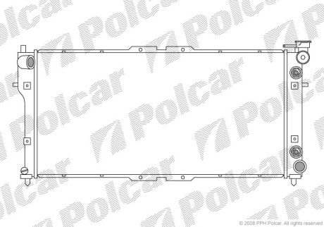 Радиатор охлаждения Polcar 451608-2