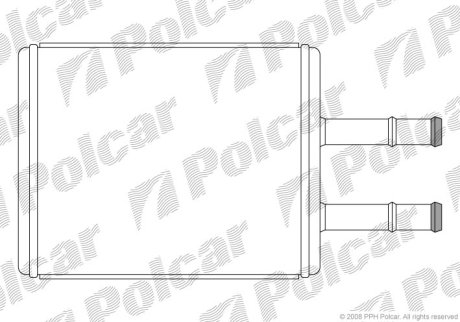 Радиатор обогрева Polcar 4516N8-1