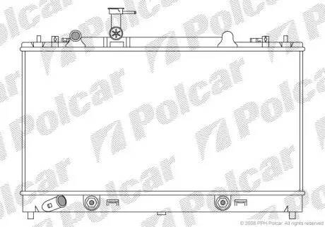 Радиатор охлаждения Polcar 451908-4