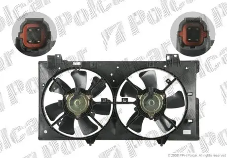 Вентилятор з корпусом / кронштейном Polcar 451923W2