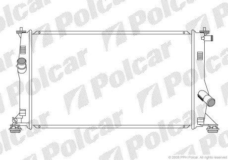 Радіатор охолодження Polcar 4526083K