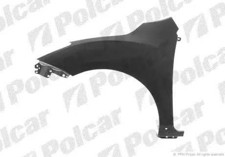 Крыло переднее правое Polcar 454202-1