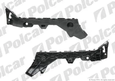 Кронштейн бампера лівий Polcar 454296-7