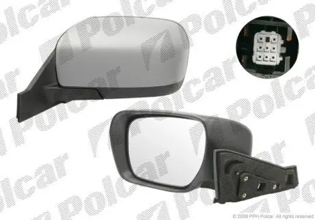 Дзеркало зовнішнє ліве Polcar 4550515E