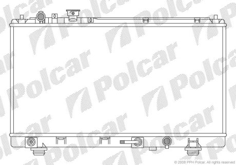 Радиатор охлаждения Polcar 455508-1