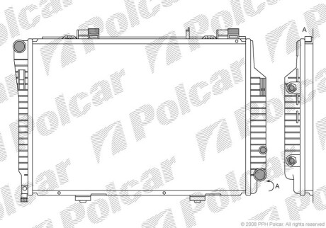 Радіатори охолодження Polcar 50020801