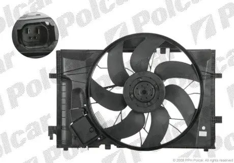 Вентилятор з корпусом / кронштейном Polcar 500323W1
