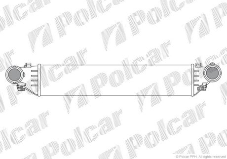 Радиатор воздуха (Интеркуллер) Polcar 5003J8-1