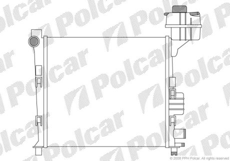 Радиатор охлаждения Polcar 5005082X