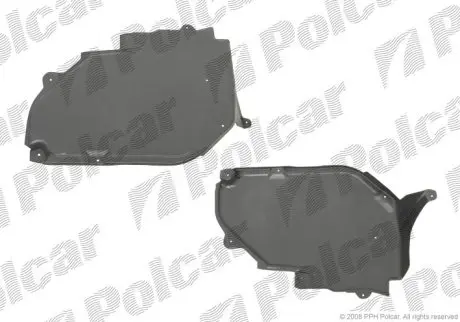 Защита под двигатель левая Polcar 50053481