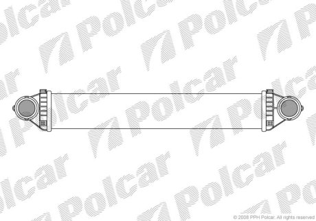 Радиатор воздуха (Интеркуллер) Polcar 5006J8-1