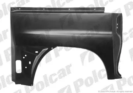 Крило заднє праве Polcar 501284