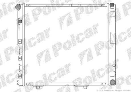 Радіатори охолодження Polcar 501408