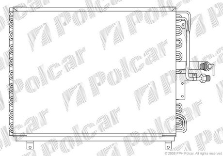 Радіатори кондиціонера Polcar 5014K8A6