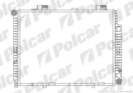 Радиатор охлаждения Polcar 501508-3 (фото 1)