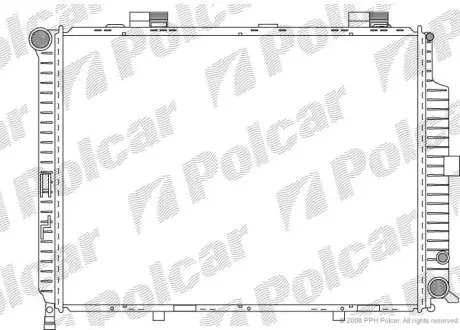 Радиатор охлаждения Polcar 501508-7 (фото 1)