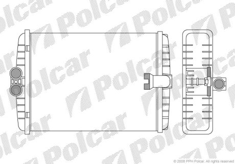 Радиатор обогрева Polcar 5015N8-1