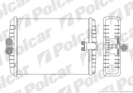 Радіатор обігріву Polcar 5015N8-1