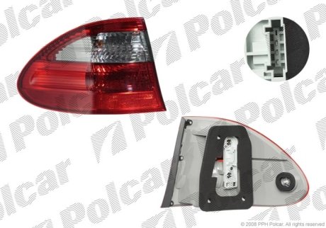 Фонарь задний Polcar 5016885X