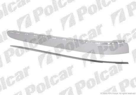 Фото накладка бампера правий Polcar 501696-6 Накладка бампера правий Polcar 501696-6
