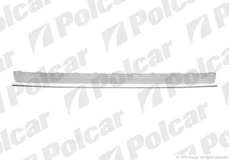 Накладка бампера середня Polcar 501696-7