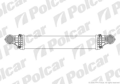 Радиатор воздуха (Интеркуллер) Polcar 5016J82X