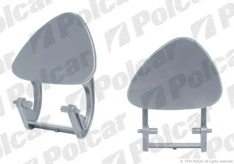 Заглушка отвору омивача фари права Polcar 50170712