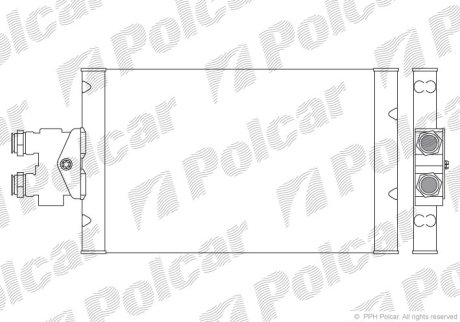 Радіатор масла Polcar 5017L81X