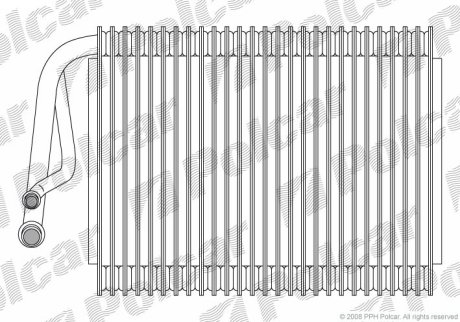 Испаритель кондиционера Polcar 5025P8-1