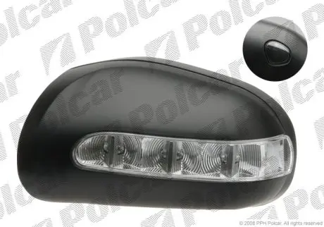 Корпус зеркала наружного правый Polcar 503055PM
