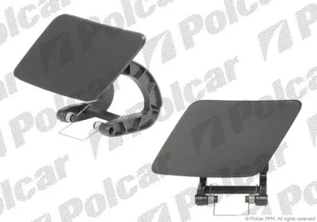 Заглушка отвору омивача фари права Polcar 50320712