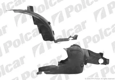 Підкрилок правий Polcar 5035FP-2