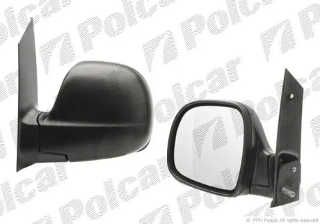 Дзеркало зовнішнє ліве Polcar 504051-M