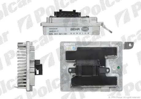 Резистор вентилятора салону Polcar 5040KST3X