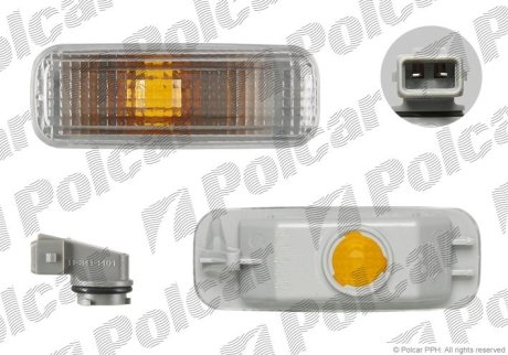 Указатель поворота боковой Polcar 504419-5