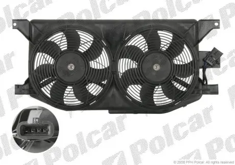 Вентилятор с корпусом/кронштейном Polcar 504423W2