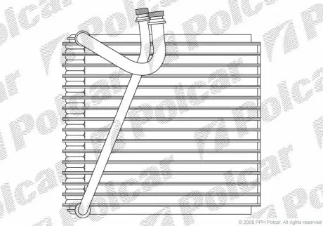 Випарник кондиціонера Polcar 5044P8-1