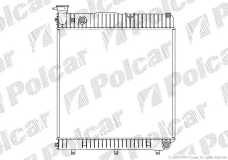 Радіатор охолодження Polcar 506108-2