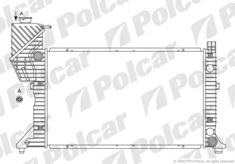 Радіатор охолодження Polcar 506208-3