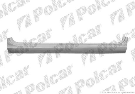 Порог правый Polcar 506242-4