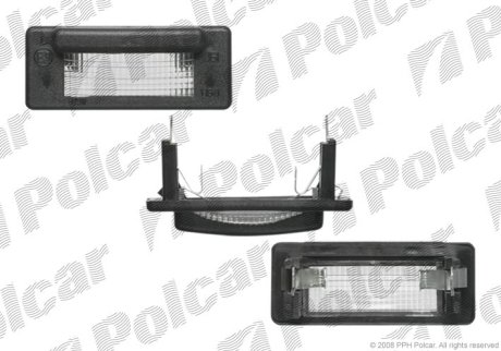 Фонарь номерного знака DB Sprinter/VW LT 95-05 Polcar 5062959E