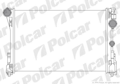 Радиатор охлаждения Polcar 507008-1