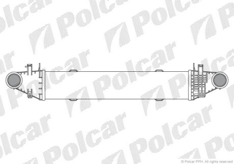 Радіатори повітря (Інтеркулери) Polcar 5070J8-3