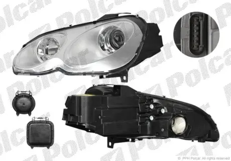 Фара основная Polcar 509709-U
