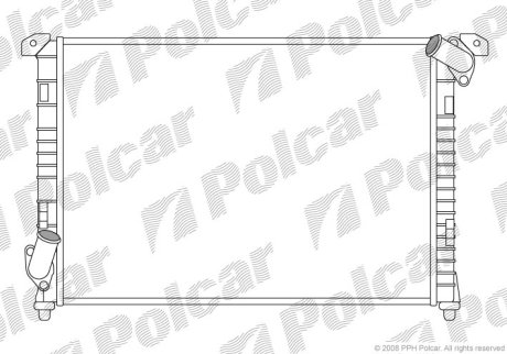 Радиатор охлаждения Polcar 510108-2