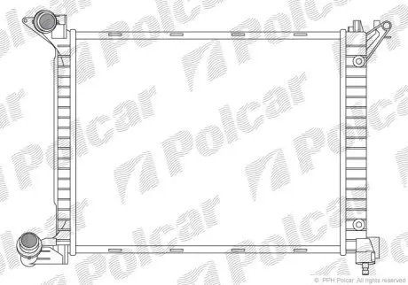 Радіатор охолодження Polcar 510108-4