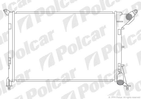 Радиатор охлаждения Polcar 510108-5