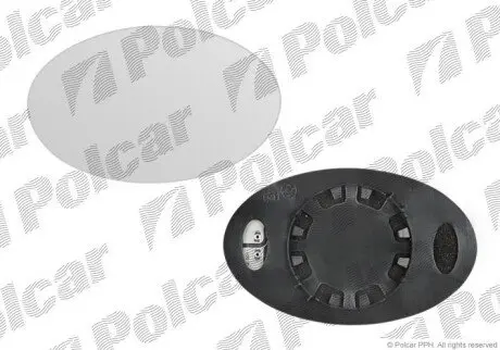 Вставка зовнішнього дзеркала ліва=правий Polcar 5101541M